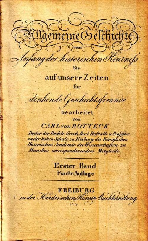 Portada facsimilar del primer tomo del año 1824